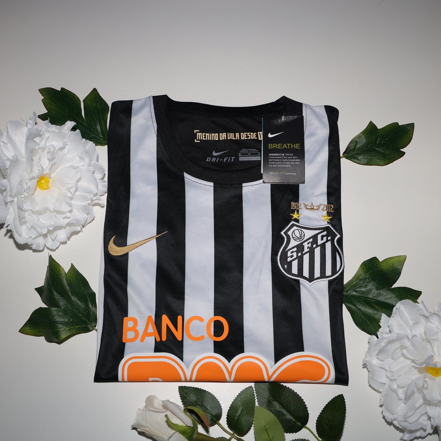 Maillot extérieur retro Santos FC saison 2012/2013 - Neymar Jr