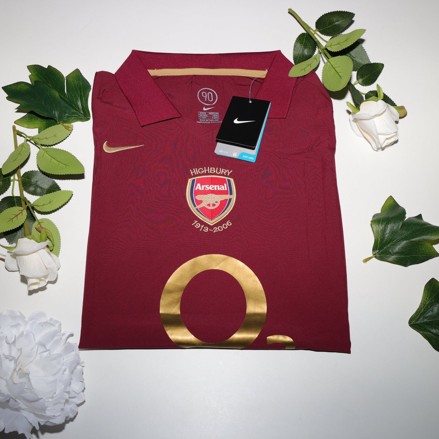 Maillot retro Arsenal version Highbury saison 2005/2006 - HENRY #14