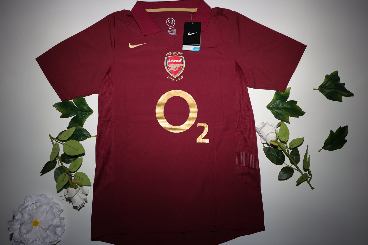 Maillot retro Arsenal version Highbury saison 2005/2006 - HENRY #14
