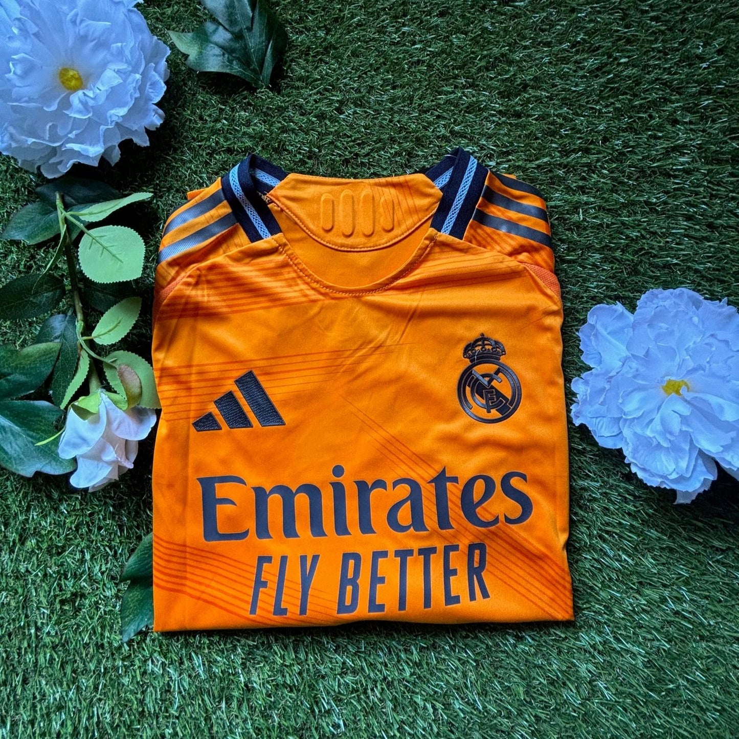 Maillot extérieur orange Réal Madrid 2024/2025