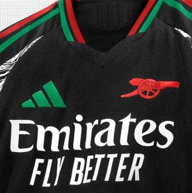 Maillot noir extérieur Arsenal - saison 2024/2025 Saka #7