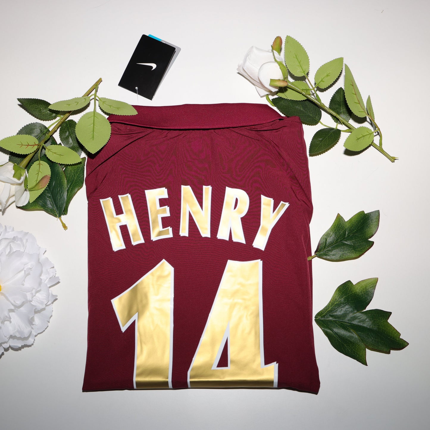 Maillot retro Arsenal version Highbury saison 2005/2006 - HENRY #14