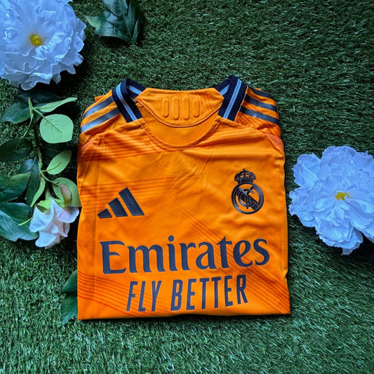 Maillot extérieur orange Réal Madrid 2024/2025